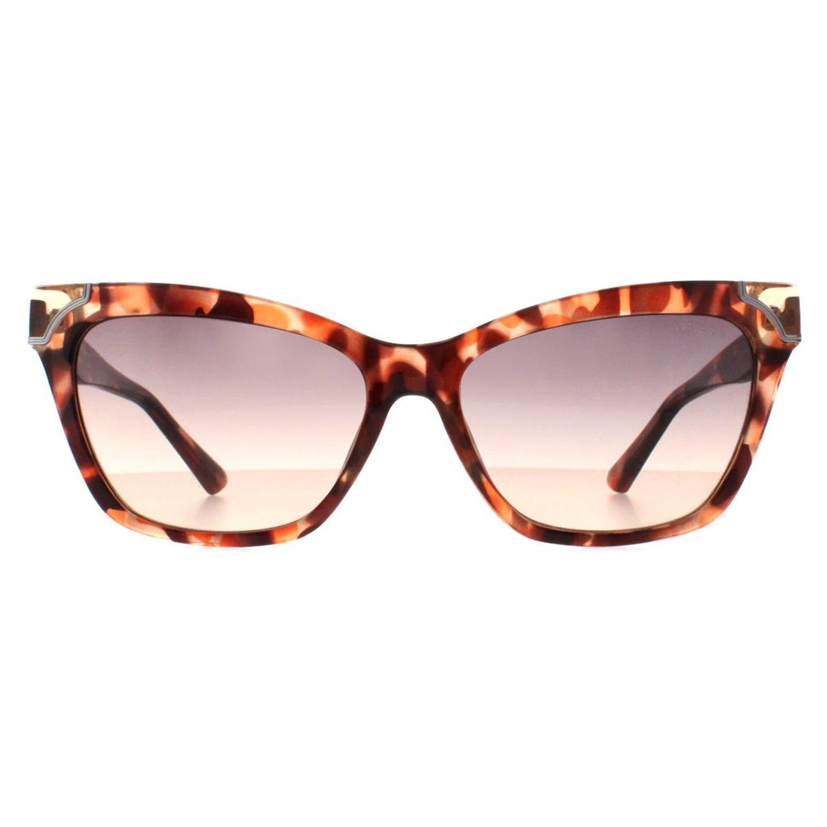 Elegante Cat-Eye-Sonnenbrille mit Schildpatt-Optik