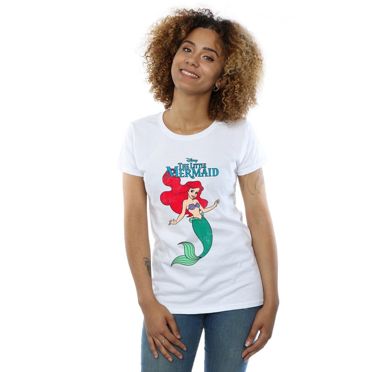 Little Mermaid Grafik-T-Shirt aus Baumwolle