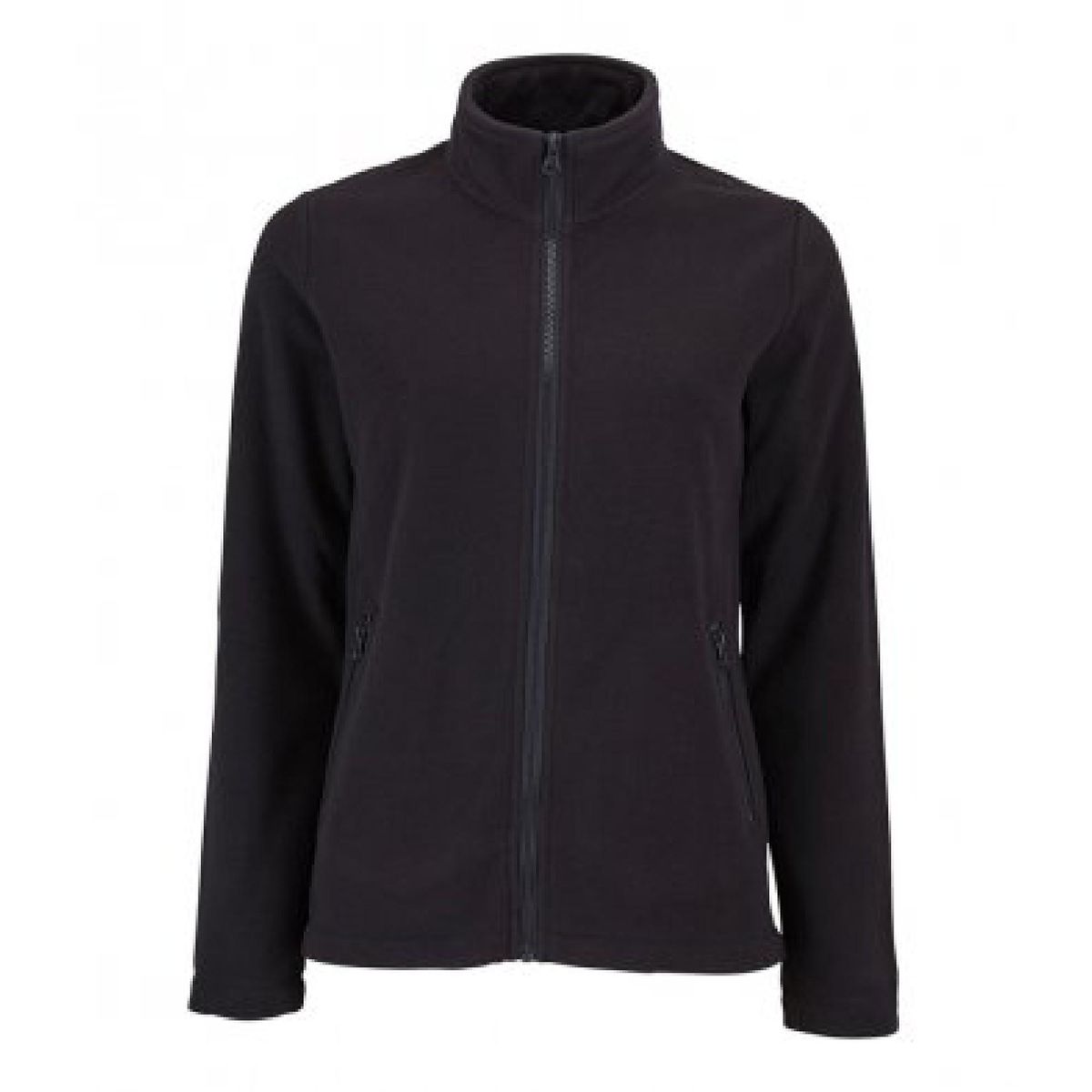 Taillierte Fleecejacke mit Reißverschluss