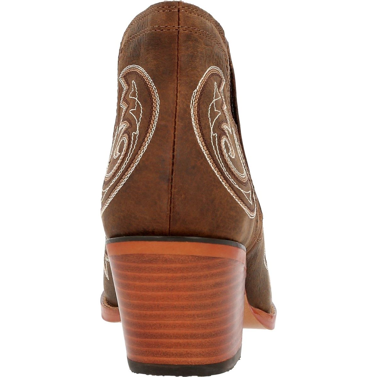 Bestickte Western-Stiefeletten aus Leder