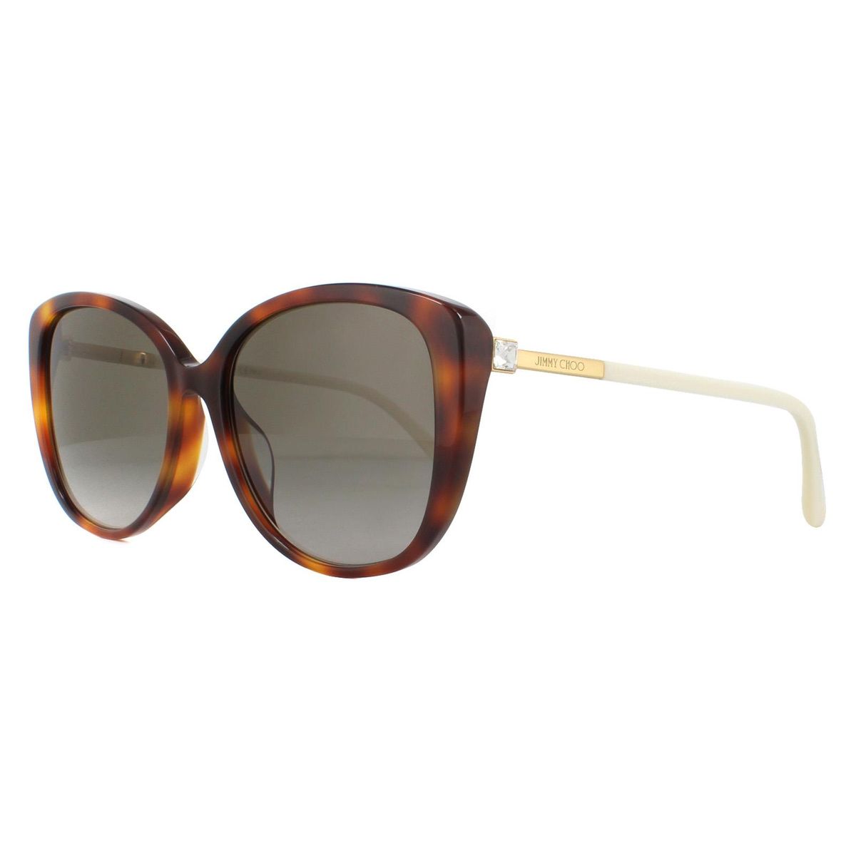 Schicke Cat-Eye-Sonnenbrille in Schildpatt
