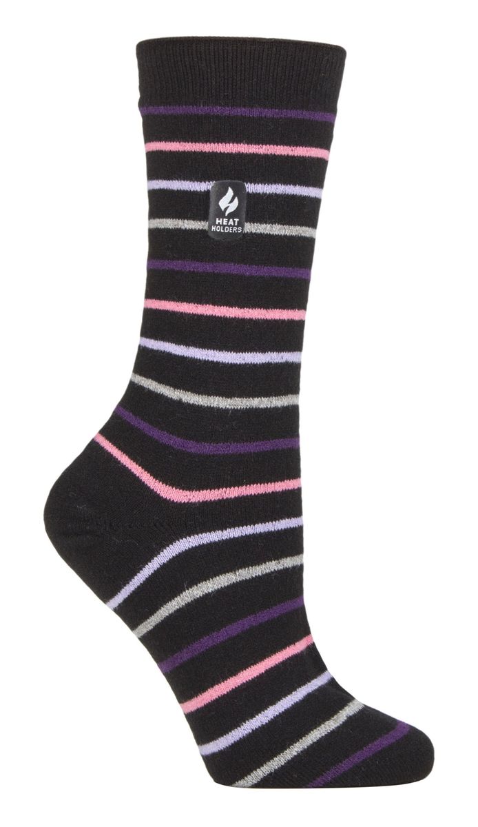 Mehrfarbig Gestreifte Ultra Lite Thermosocken