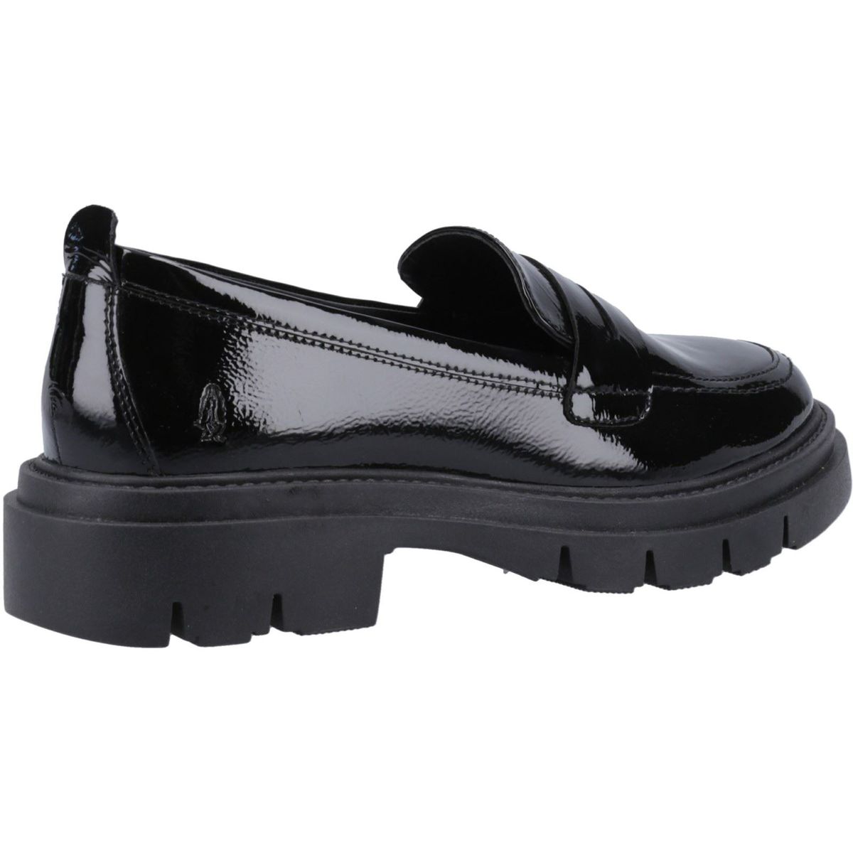 Klobige Penny-Loafer aus Lackleder