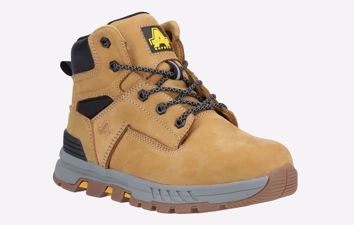 Leichte Damen-Sicherheitsstiefel aus Nubukleder