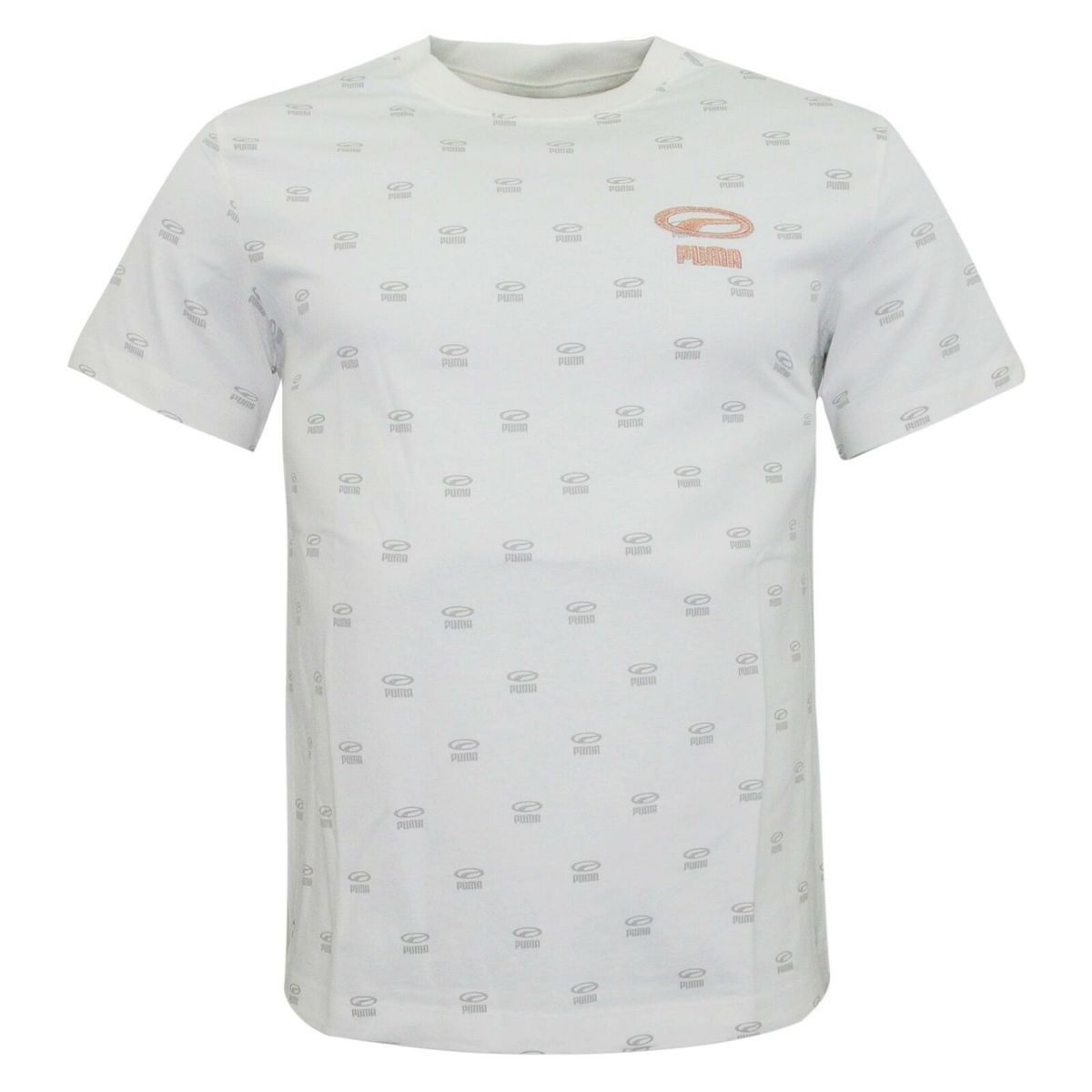 T-Shirt mit Allover-Logoprint