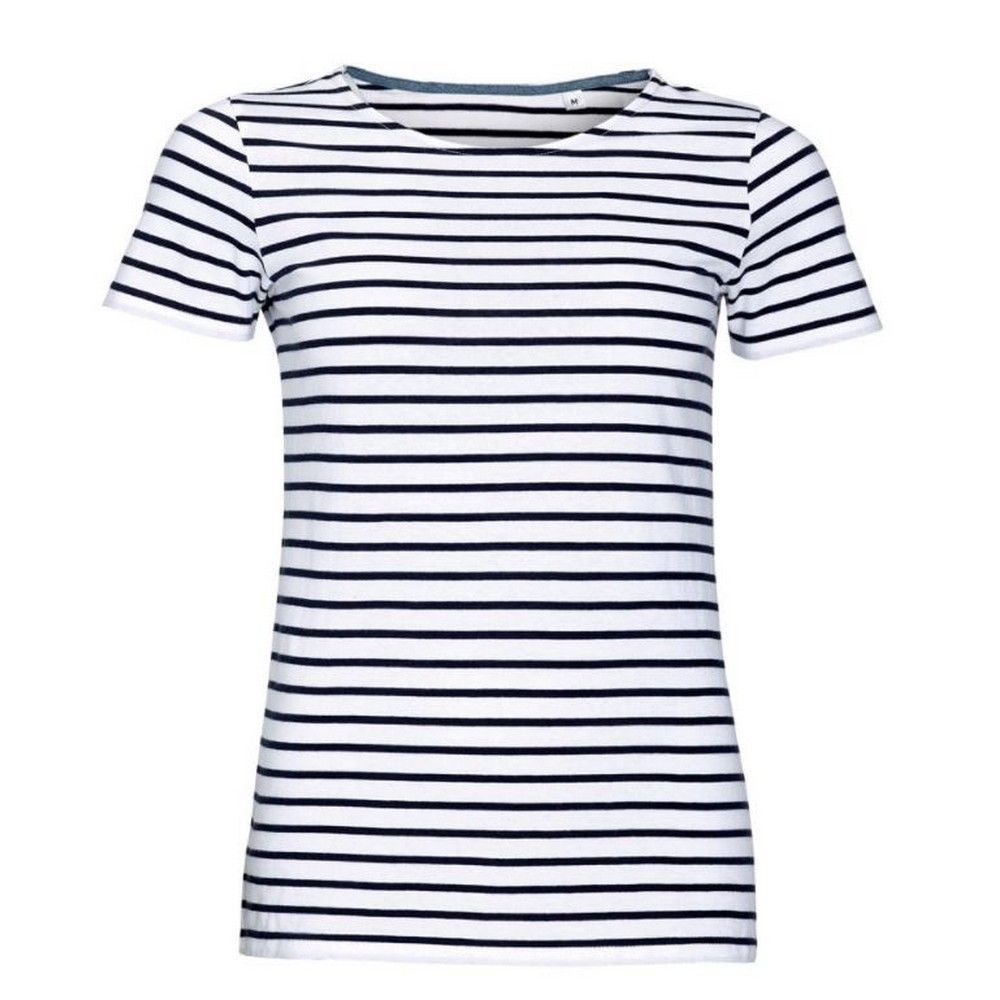 Klassisches gestreiftes Breton-T-Shirt