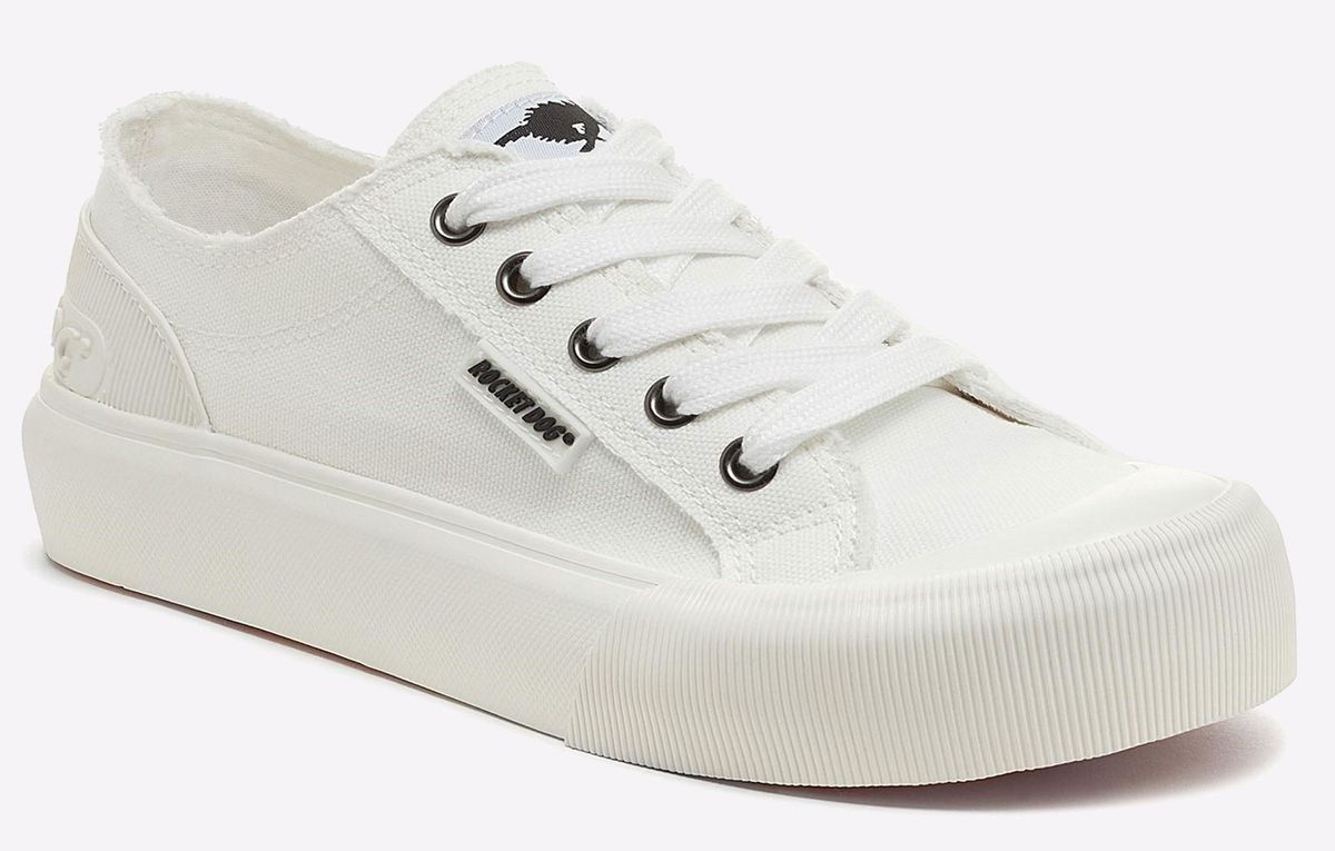 Plateau-Low-Tops mit Fransenkante