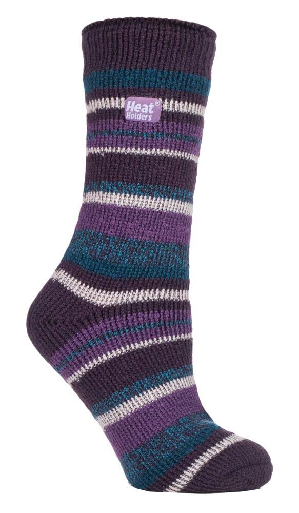 Schwere gestreifte Thermo-Bootsocken