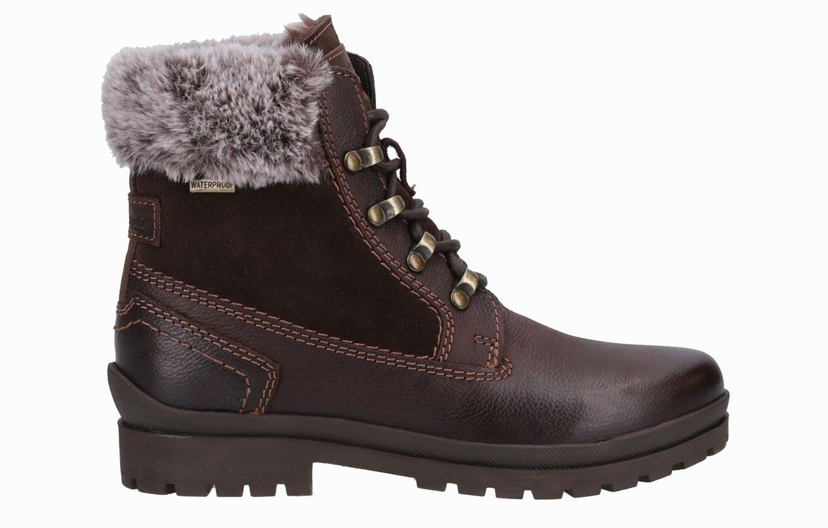 Wasserdichte Schnür-Winterstiefel