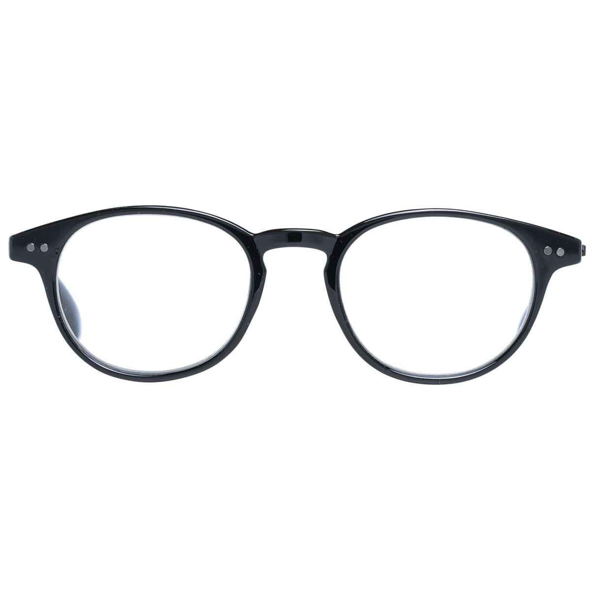 Runde Lesebrille mit Schlüssellochsteg