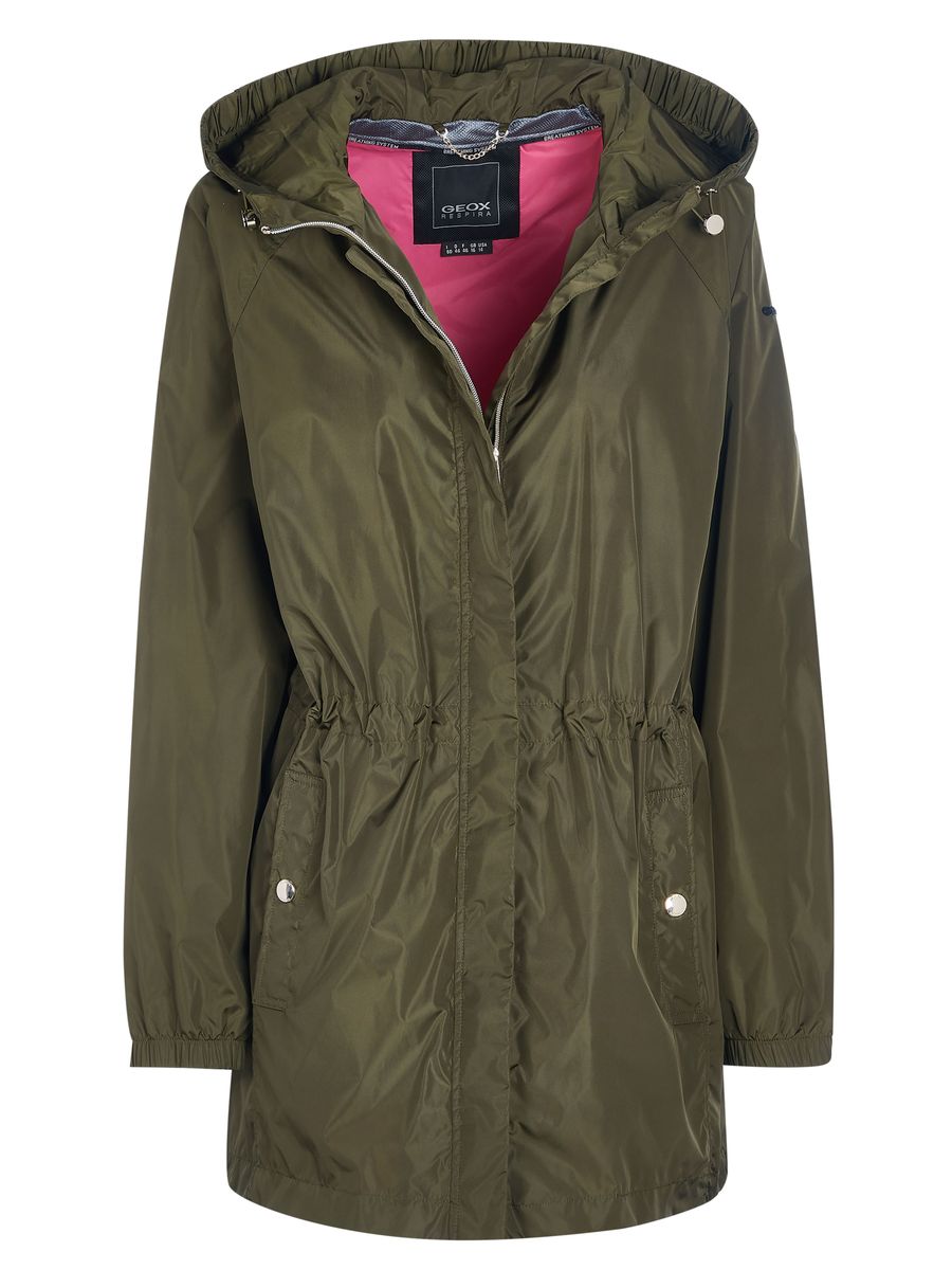 Utility-Parka mit Kordelzug und Kapuze