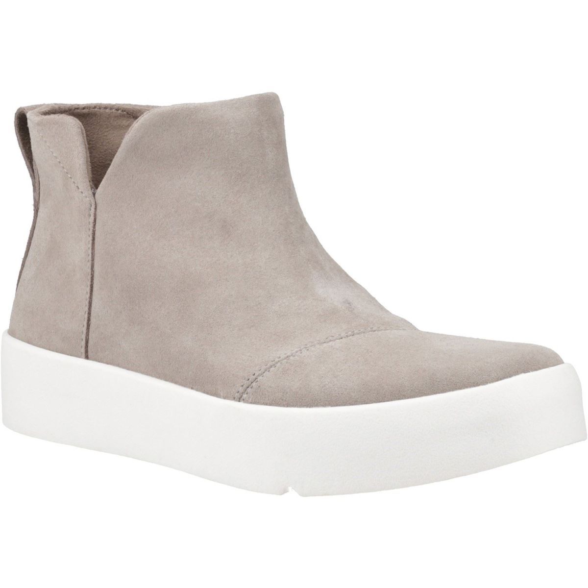 Wildleder Plateau-Stiefeletten