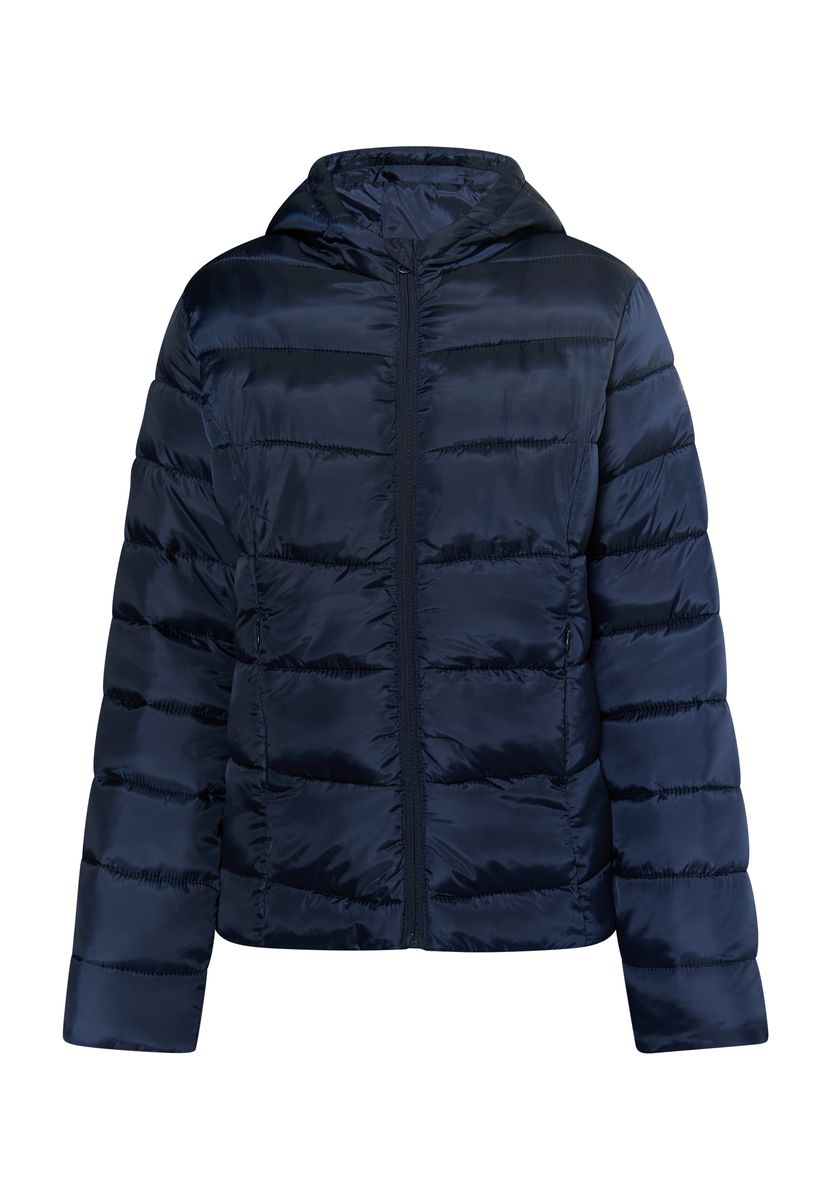 Schimmernde wattierte Steppjacke