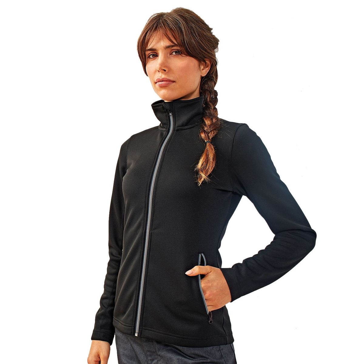 Nachhaltige Sweatjacke mit Reißverschluss