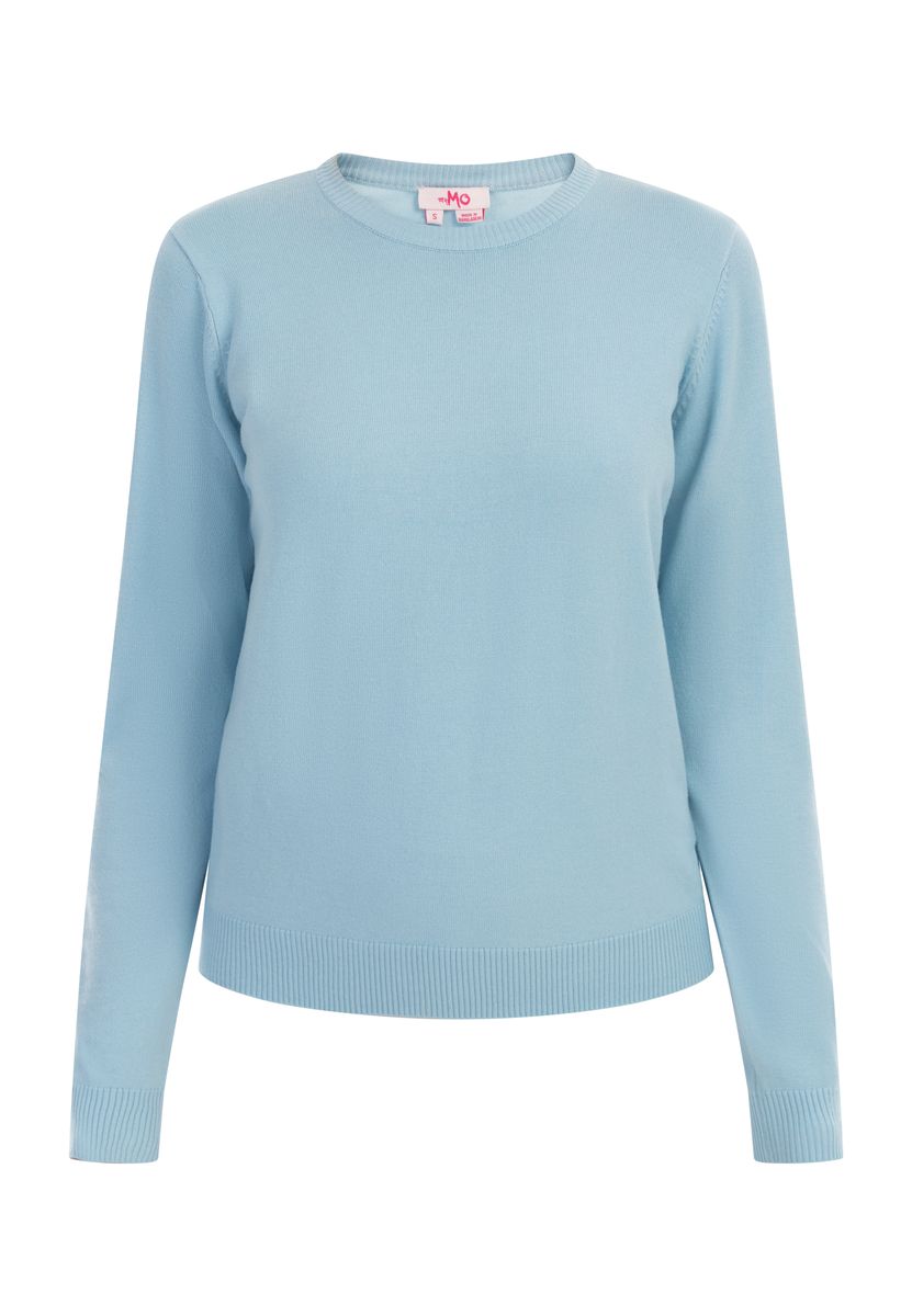 Weicher Rundhals-Strickpullover