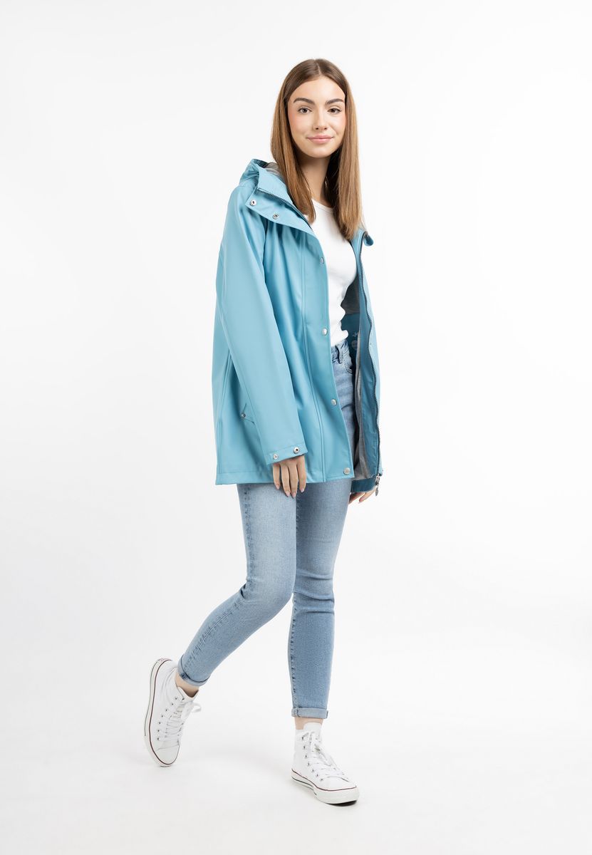 Wetterfeste Kapuzenregenjacke