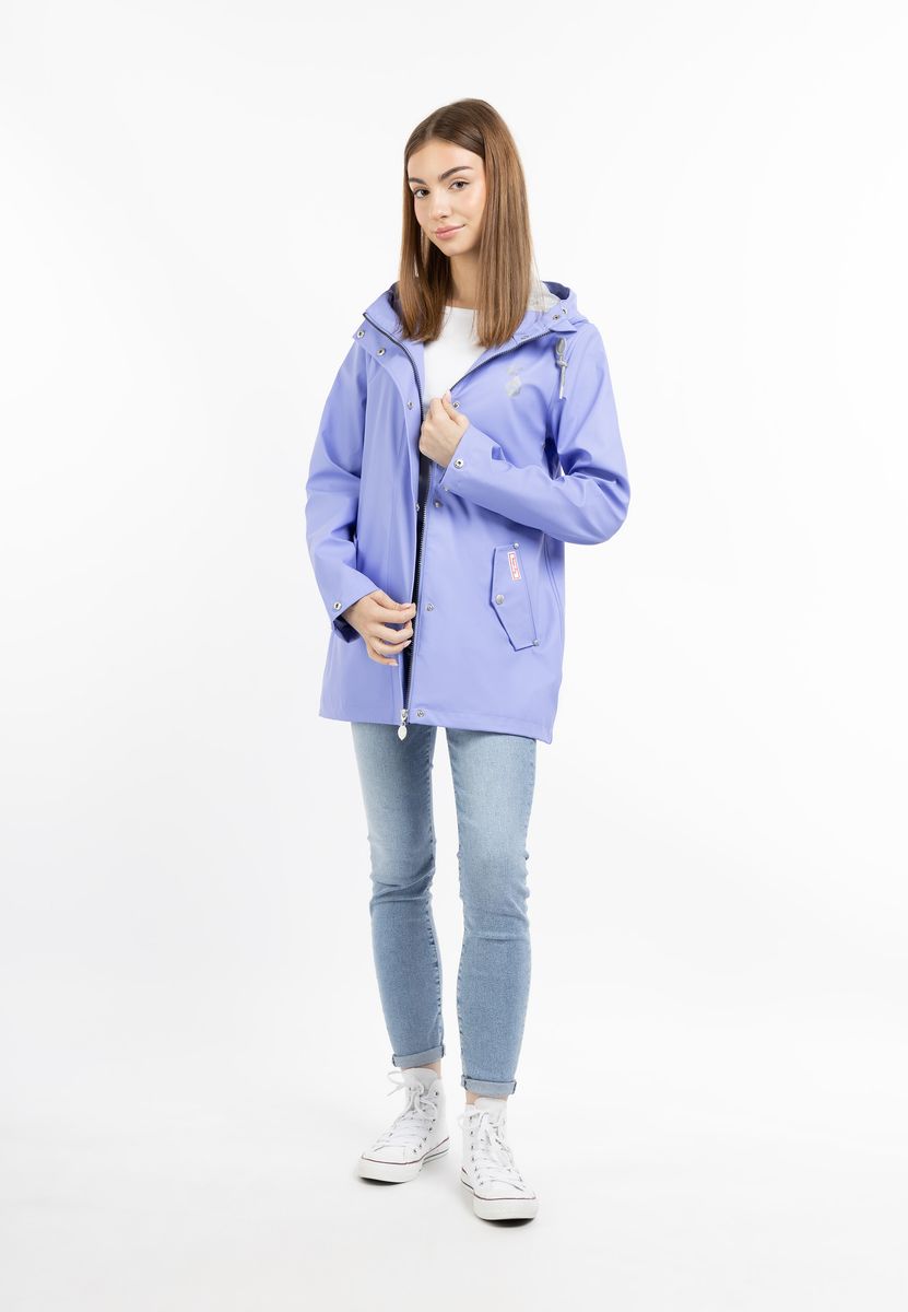 Wetterfeste Kapuzenregenjacke