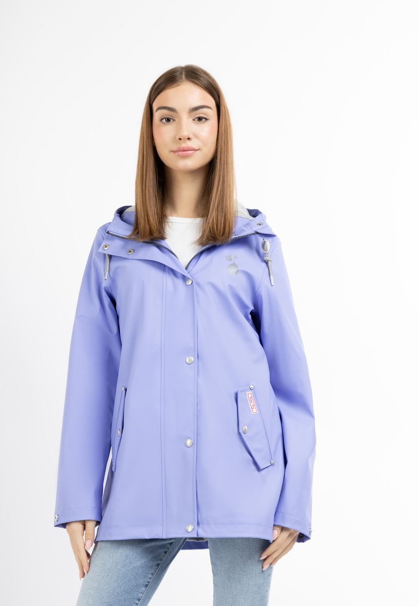 Wetterfeste Kapuzenregenjacke