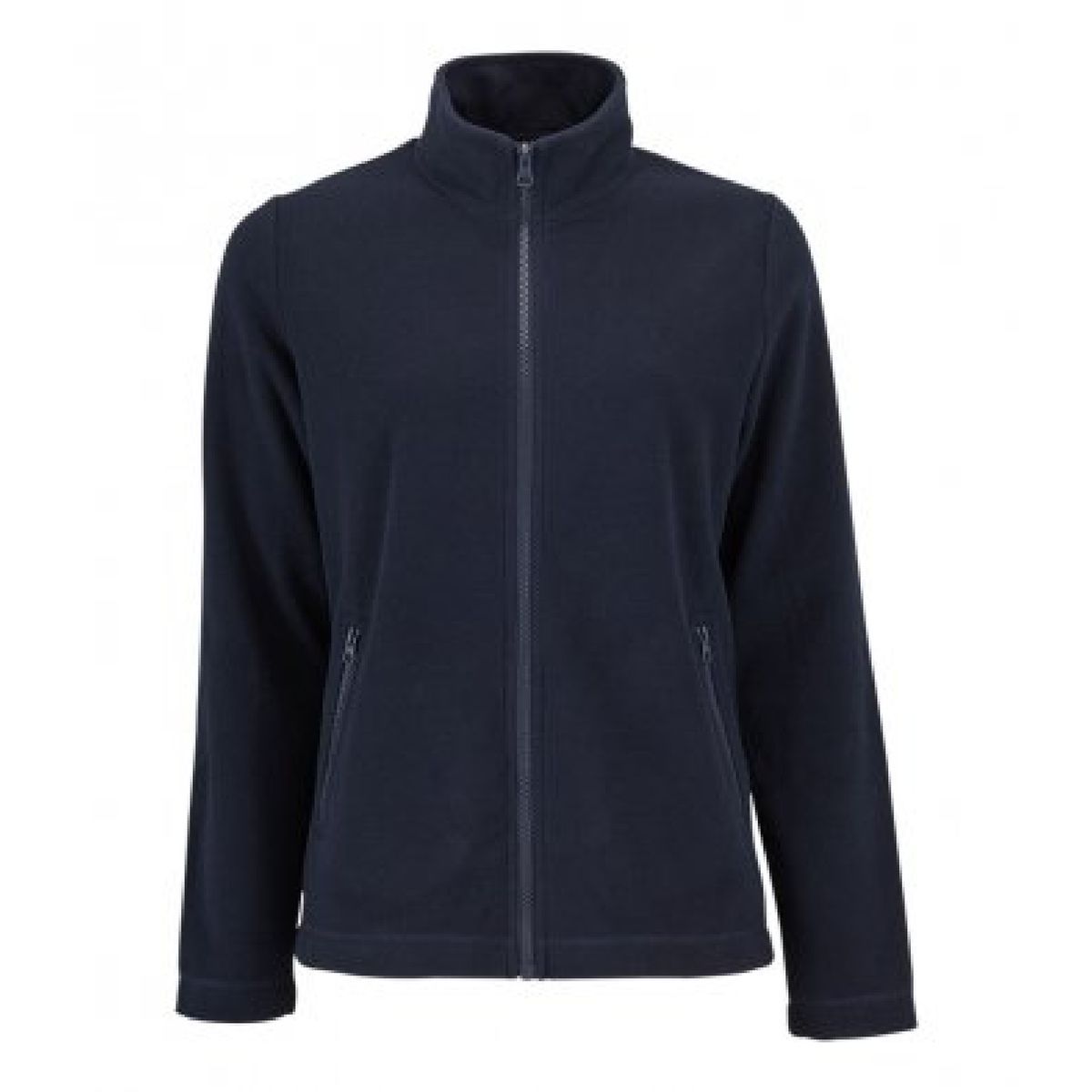 Klassische Fleecejacke mit Reißverschluss