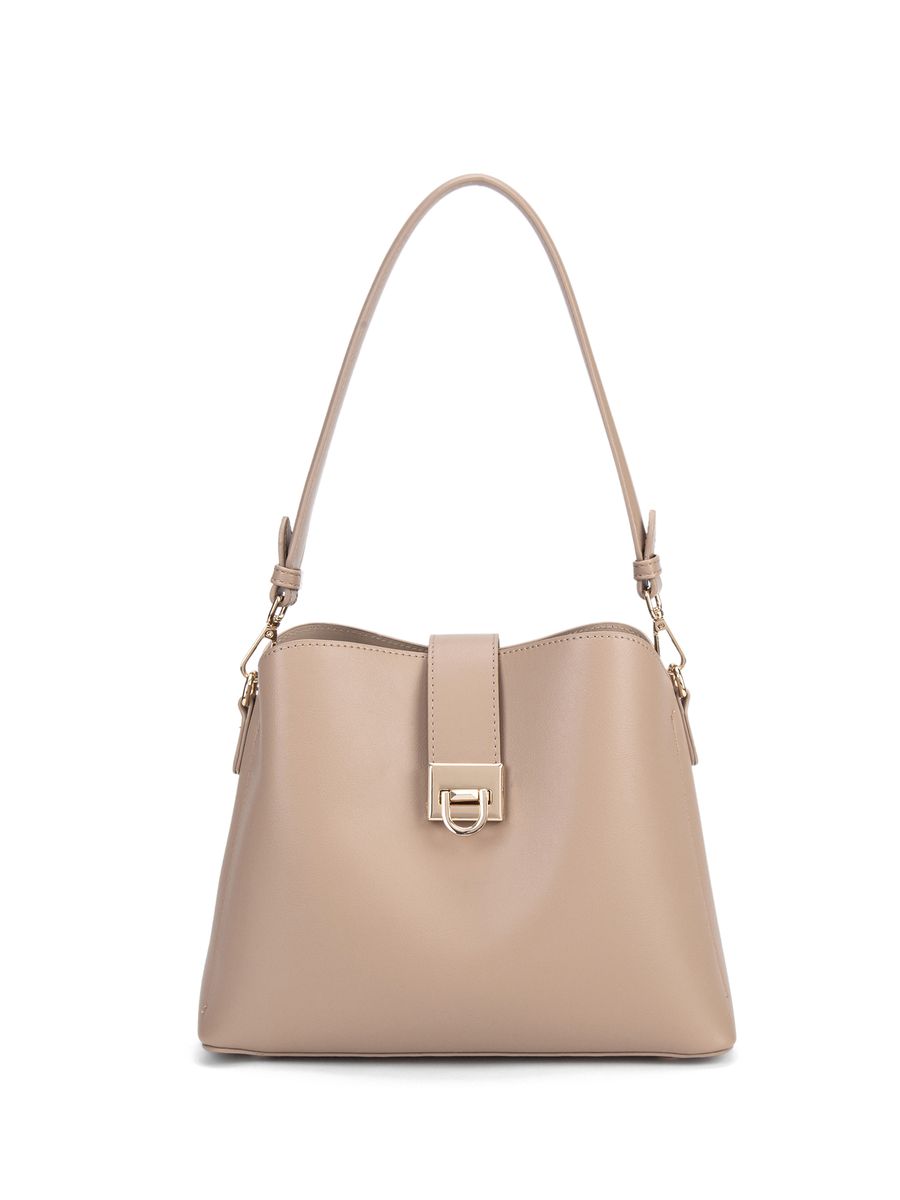 Elegante Beuteltasche mit Metallverschluss