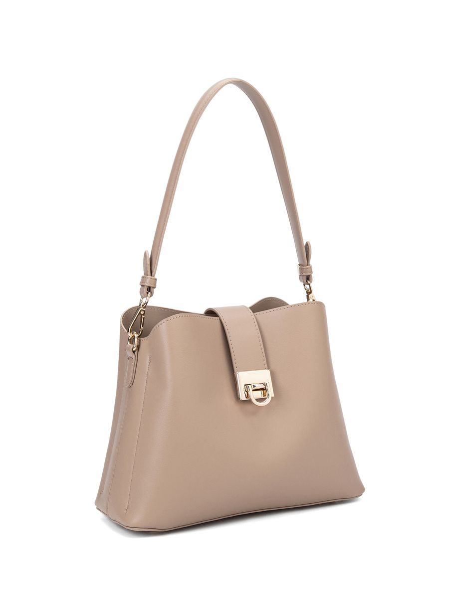 Elegante Beuteltasche mit Metallverschluss