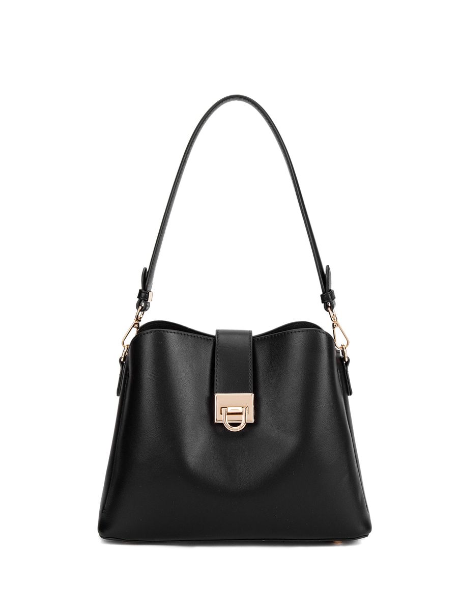 Elegante Beuteltasche mit Metallverschluss