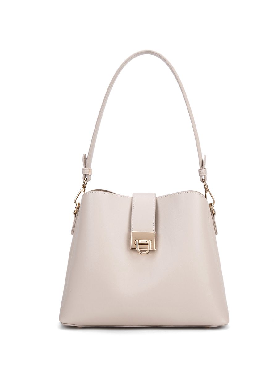 Elegante Beuteltasche mit Metallverschluss