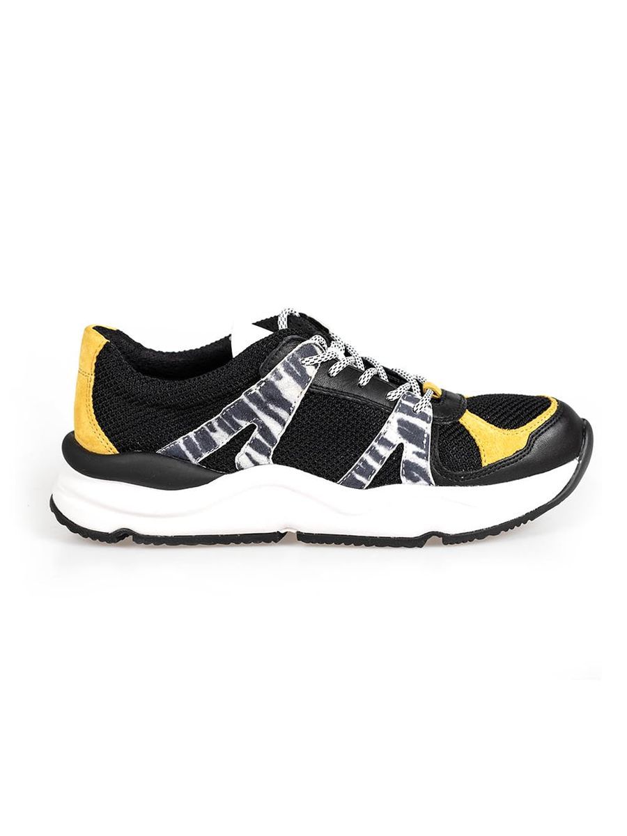 Sportlicher Sneaker mit Animal-Print