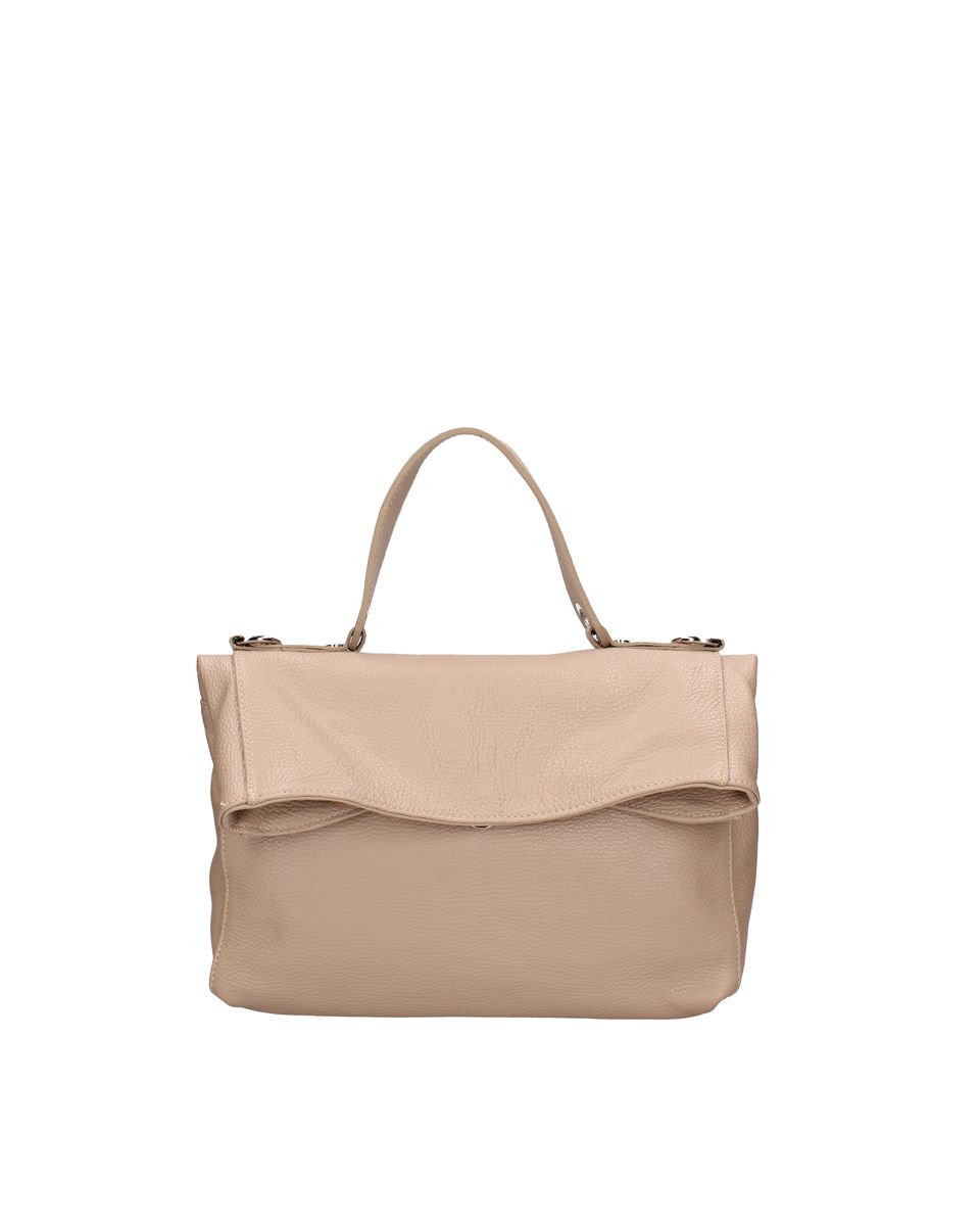 Wandelbare Tasche aus genarbtem Leder
