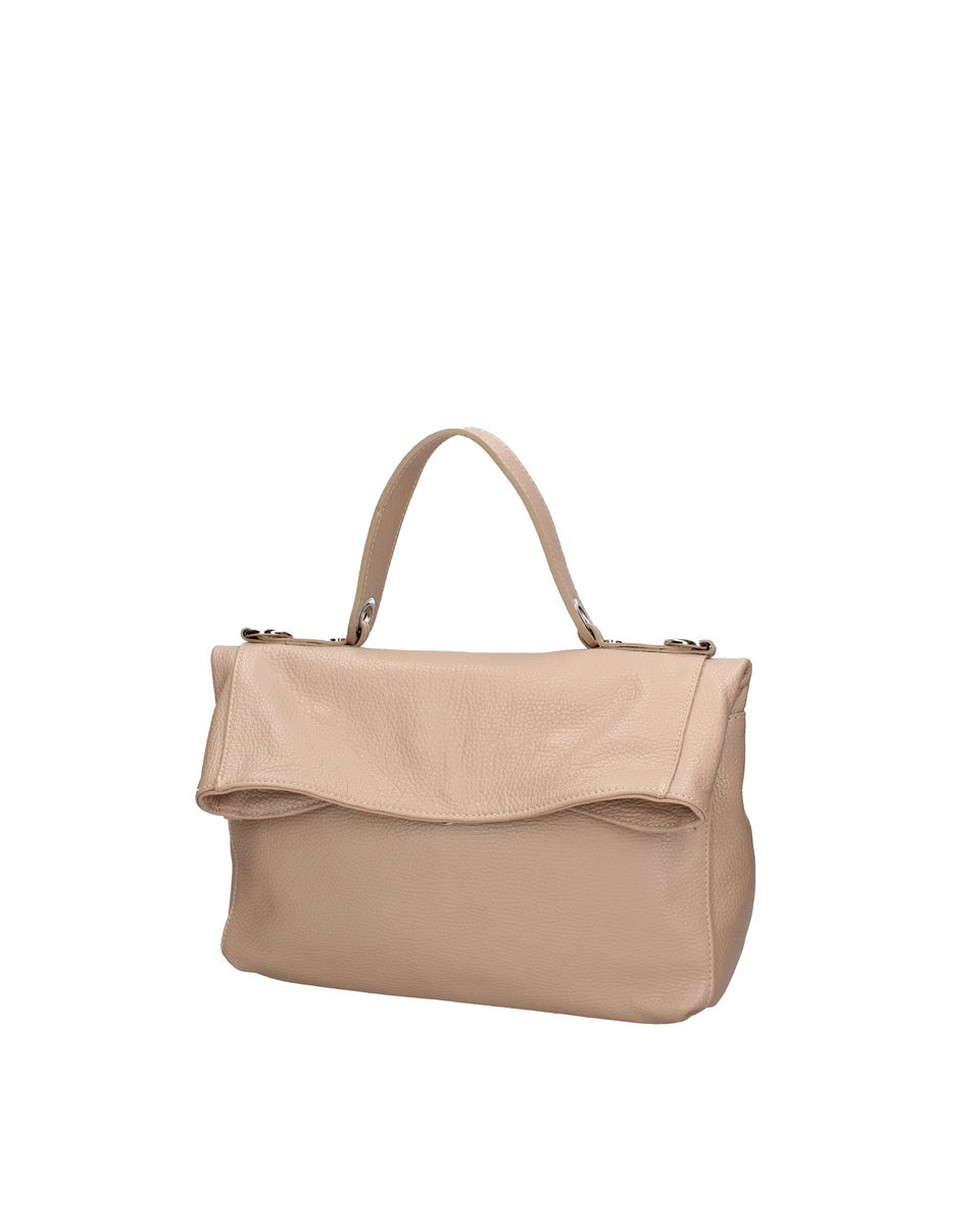Wandelbare Tasche aus genarbtem Leder