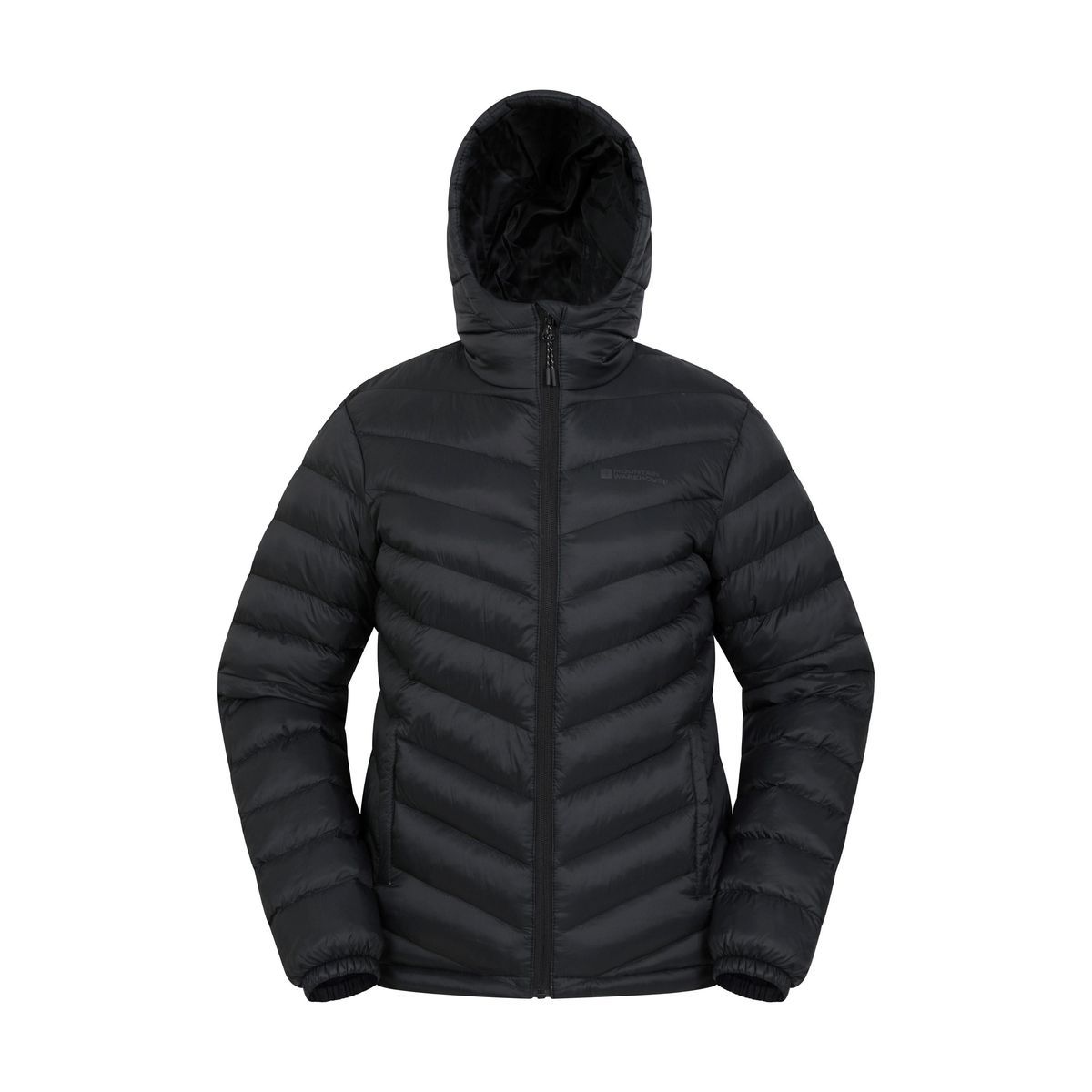 Leichte Gesteppte Pufferjacke mit Kapuze