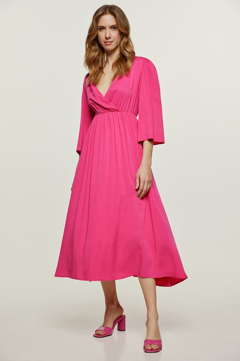 Luftiges Midikleid mit Empire-Taille