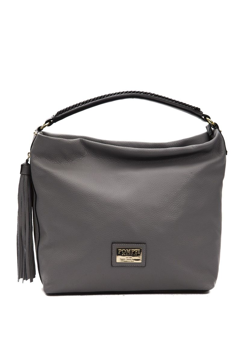 Beuteltasche aus Leder mit Quaste