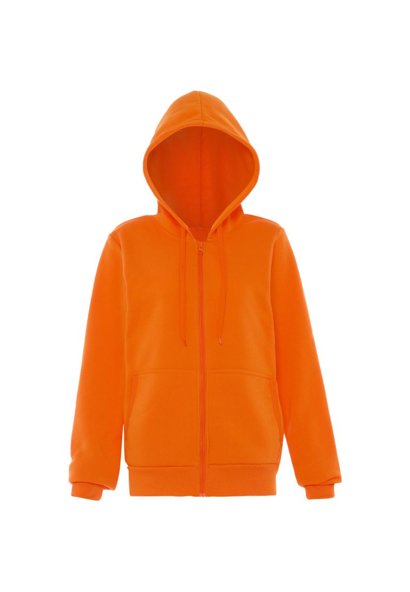Klassische Sweatshirtjacke mit Kapuze
