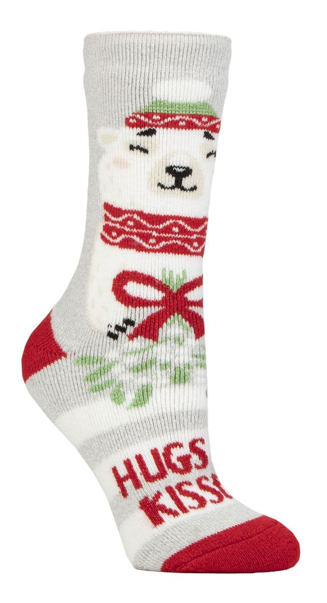 Festliche Eisbär-Motiv Socken