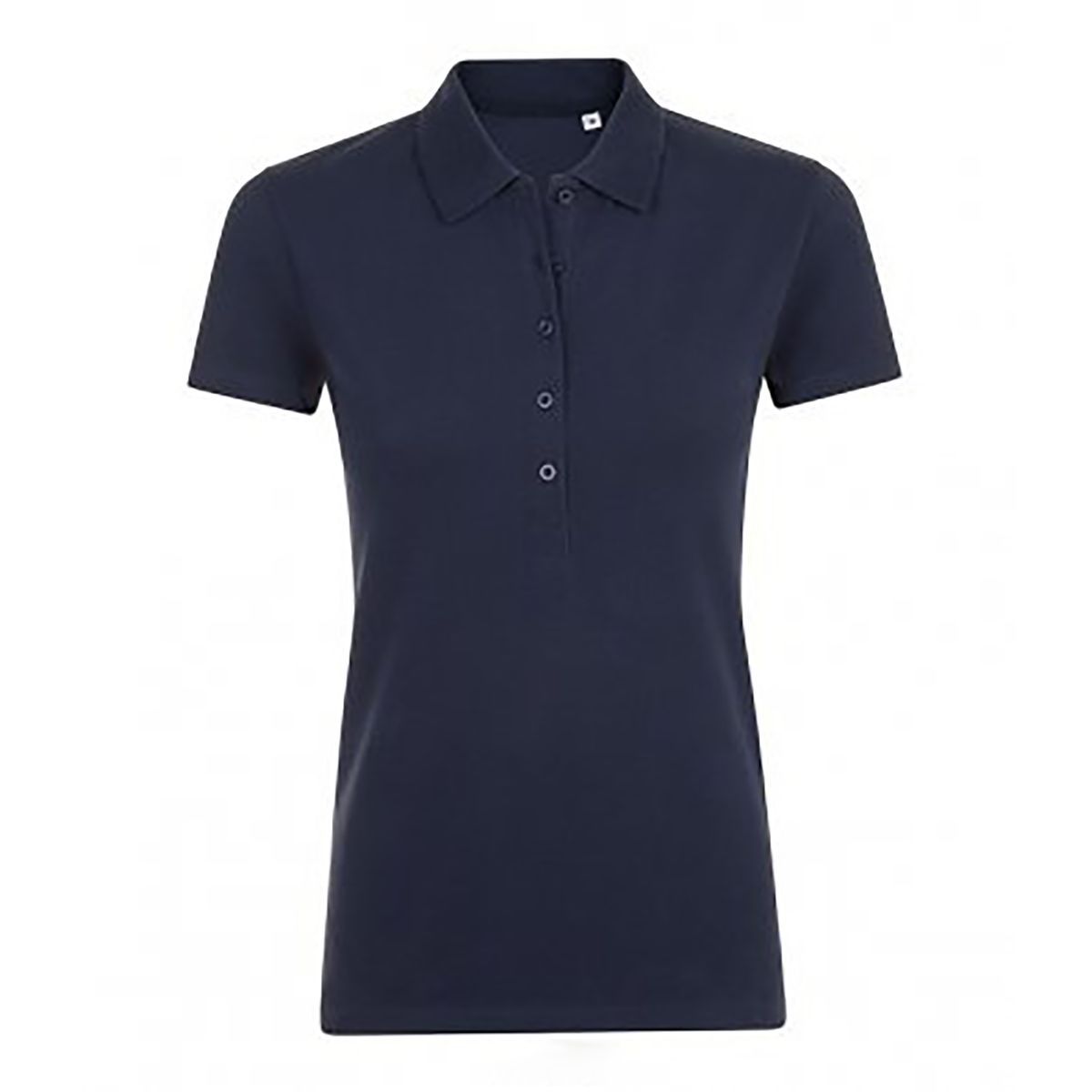 Klassisches tailliertes Piqué-Poloshirt