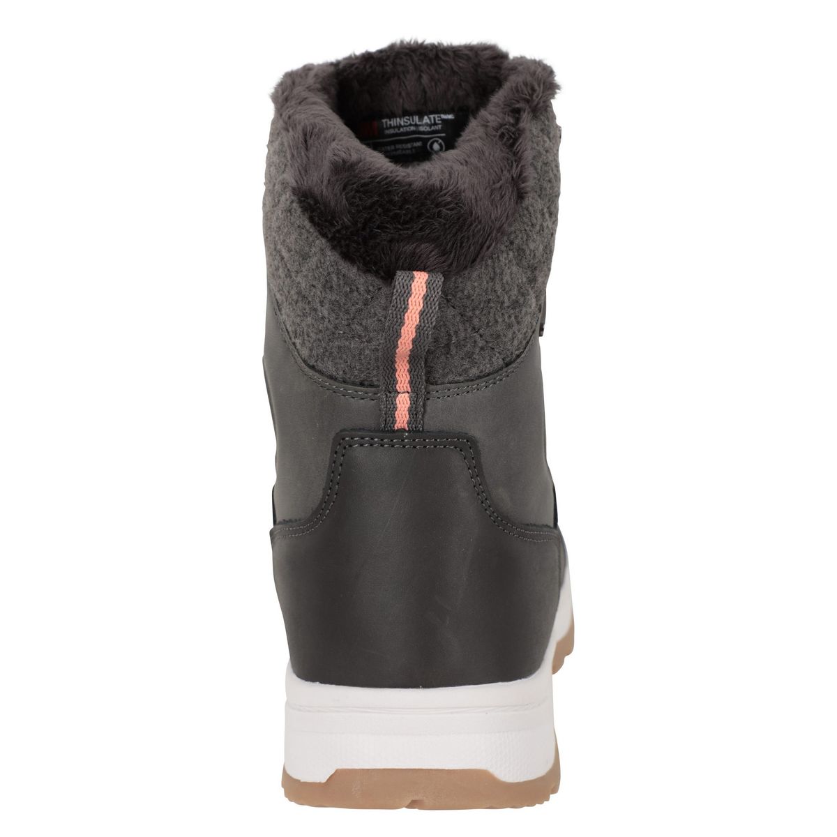 Wasserdichte isolierte Leder-Schneestiefel