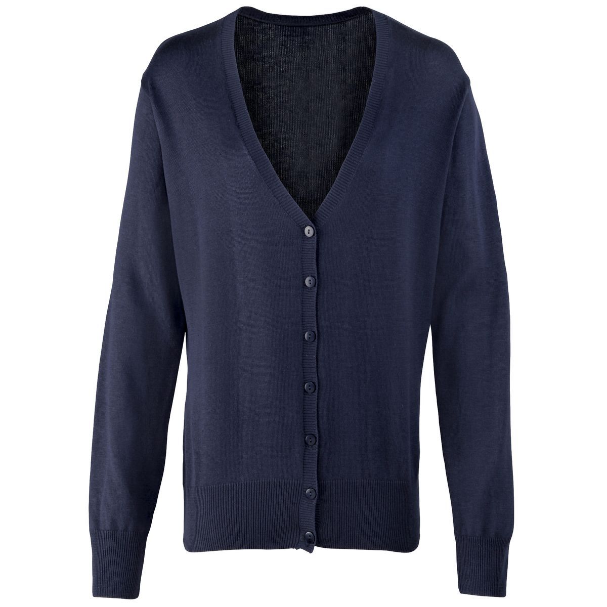Feinstrick-Cardigan mit V-Ausschnitt