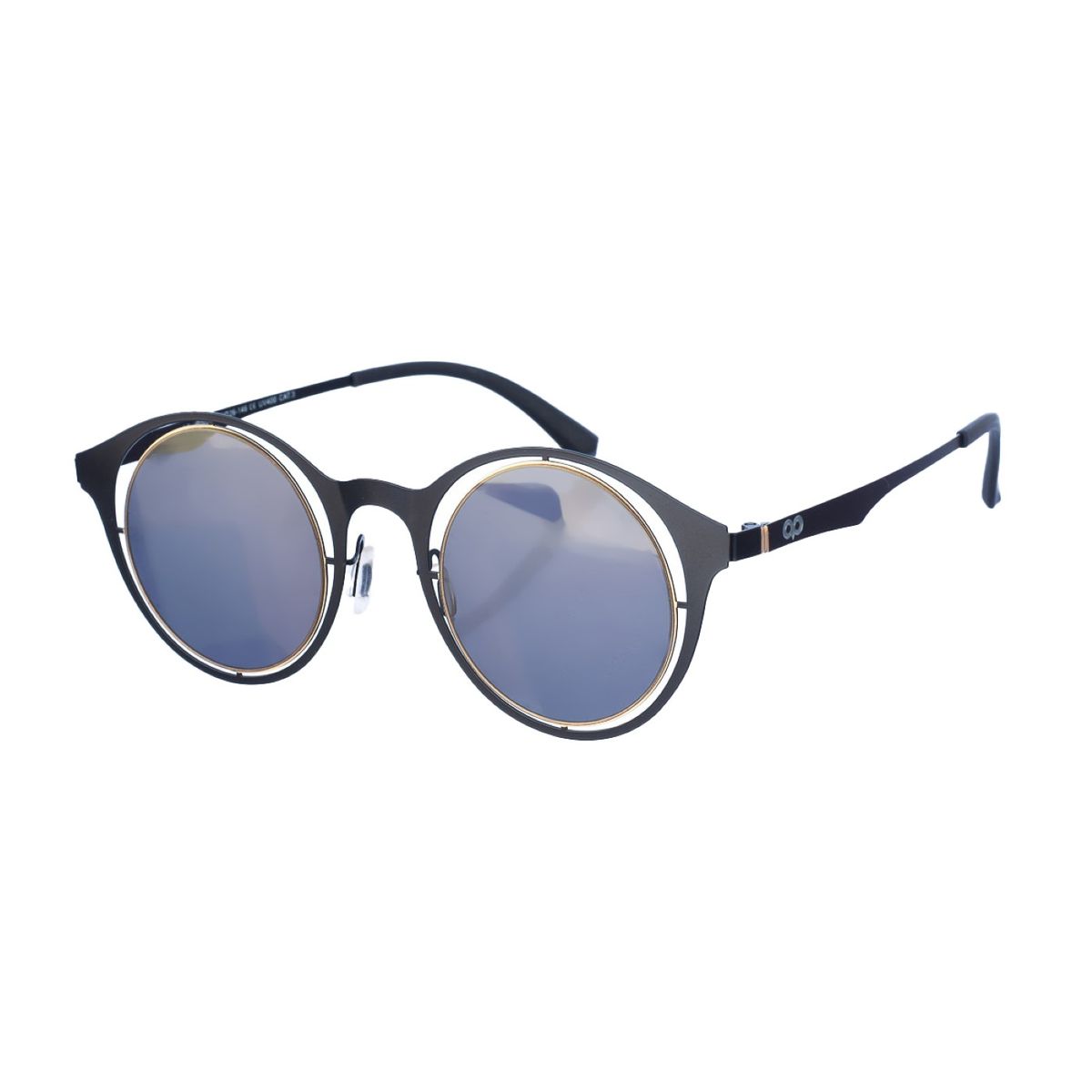 Runde Architektur-Metallsonnenbrille