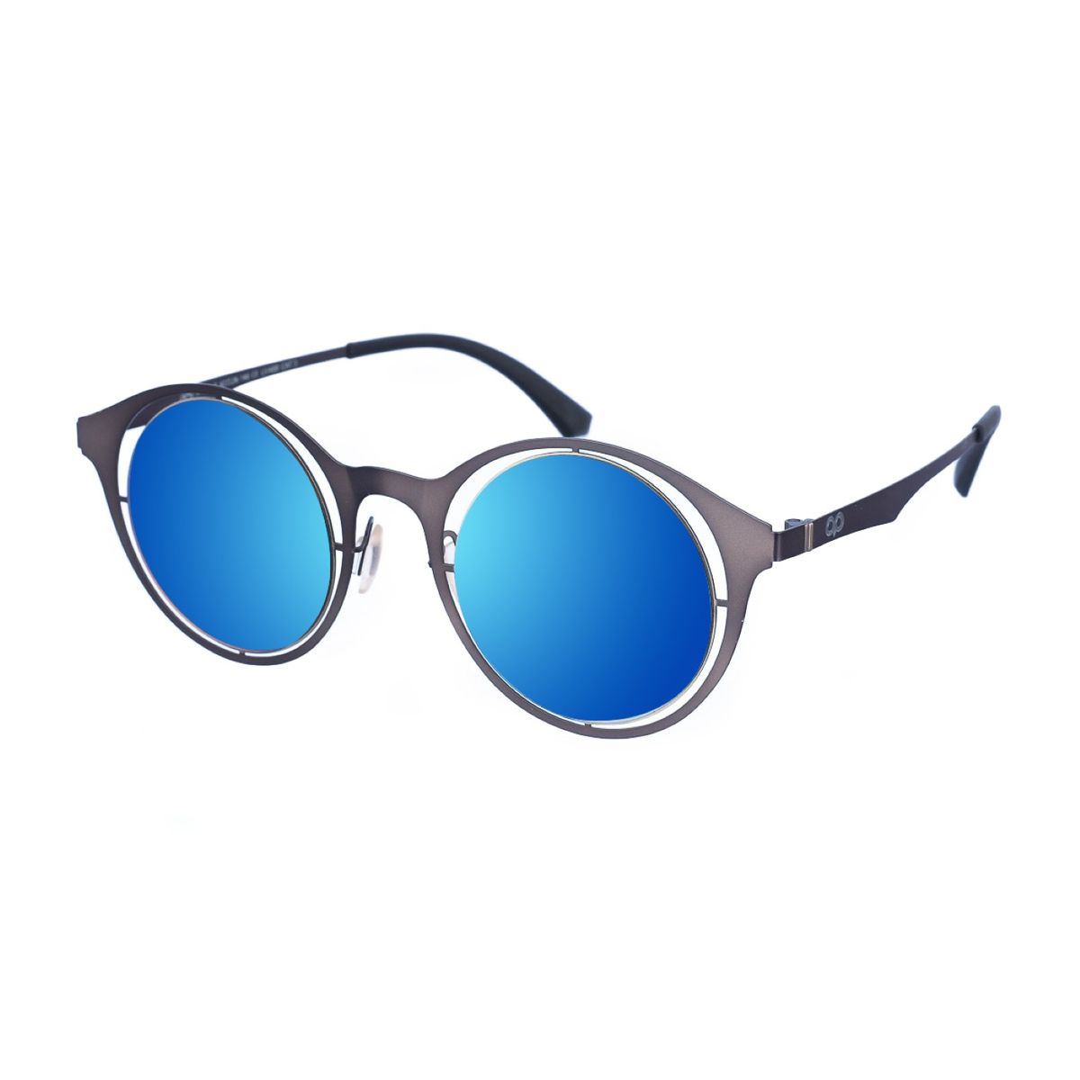 Runde Architektur-Metallsonnenbrille