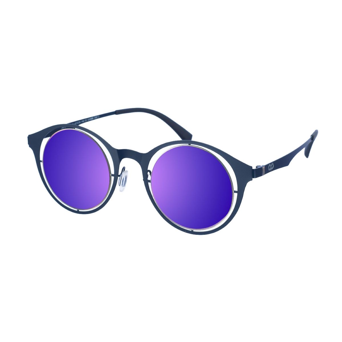 Runde Architektur-Metallsonnenbrille