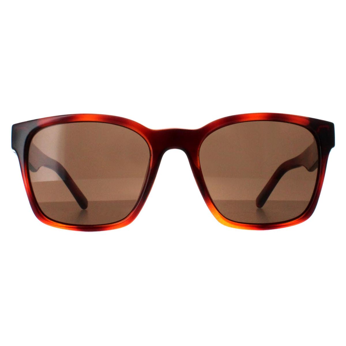 Quadratische Oversize-Sonnenbrille in Schildpatt-Optik