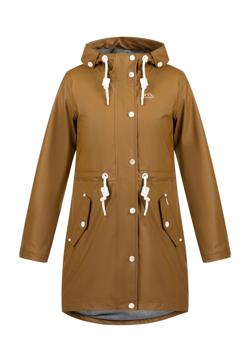 Wasserfester Regenparka mit Kapuze