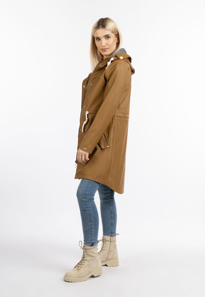 Wasserfester Regenparka mit Kapuze