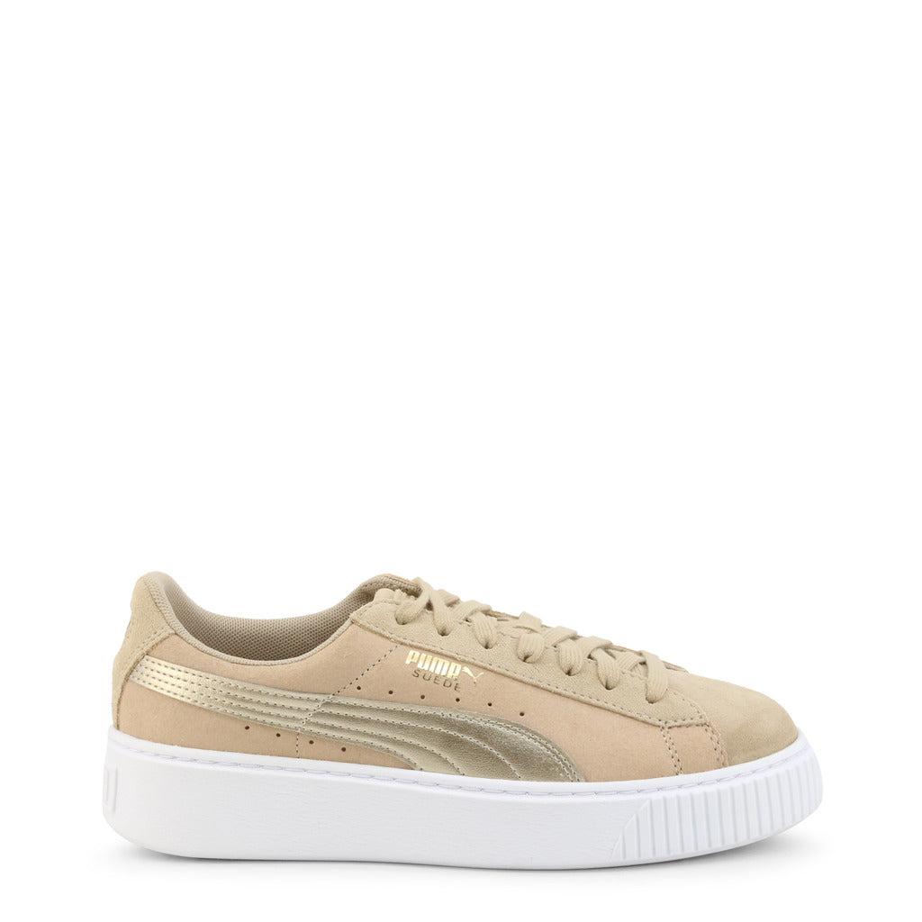 Suede Plattform Safari Sneaker