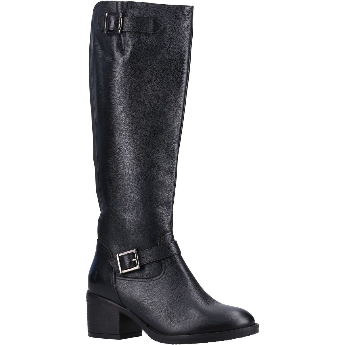 Klassische Lederstiefel mit Schnallen