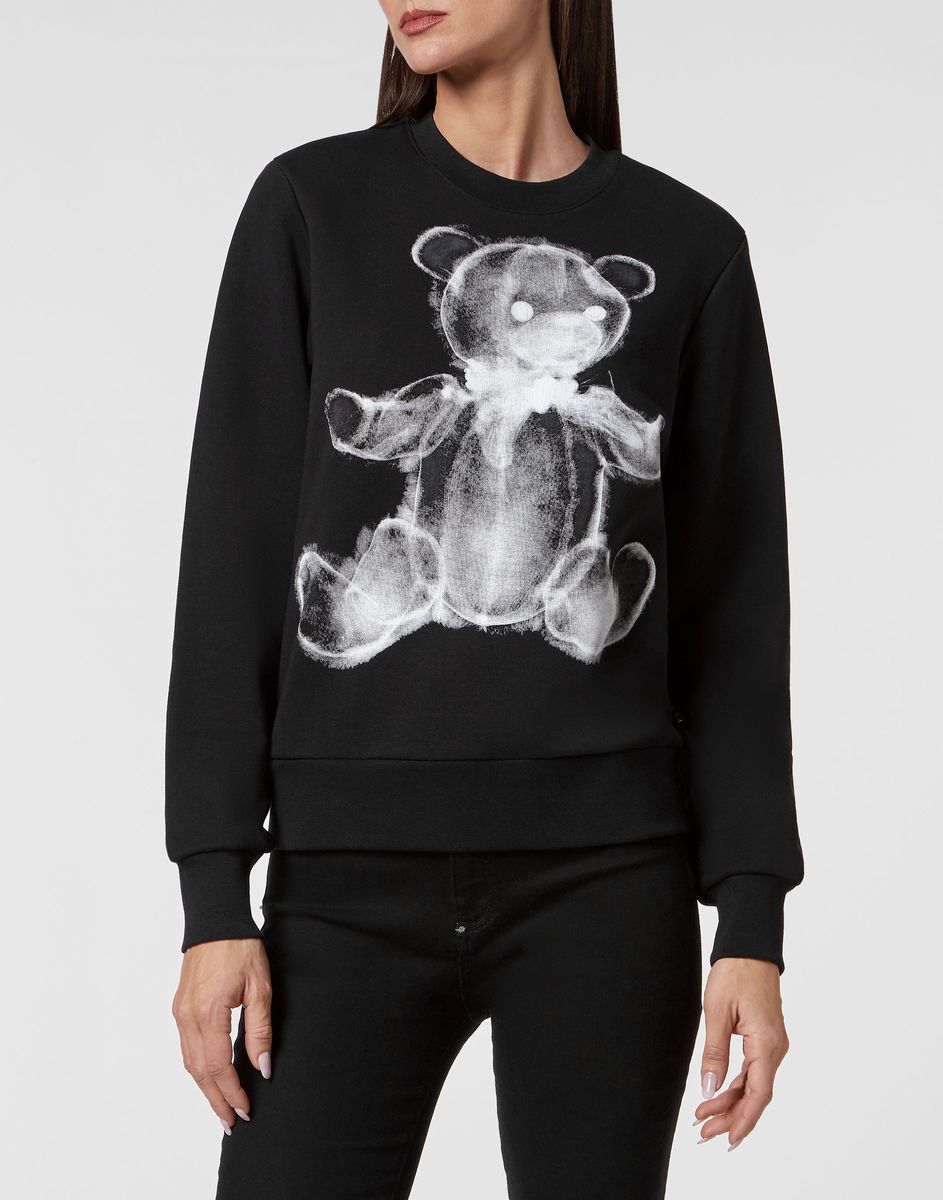 Ikonisches Sweatshirt mit Teddybär-Print