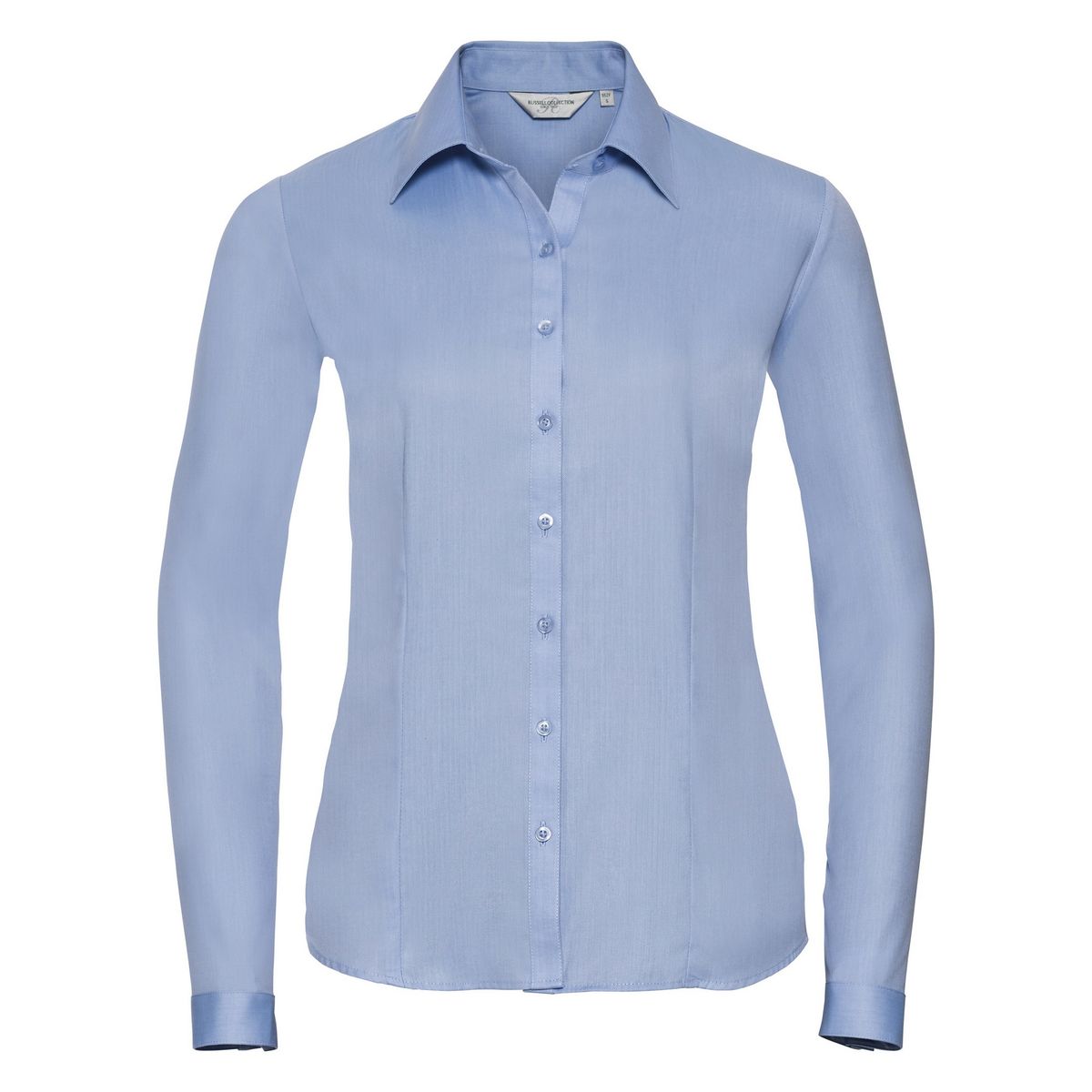 Taillierte Business-Bluse mit Langarm
