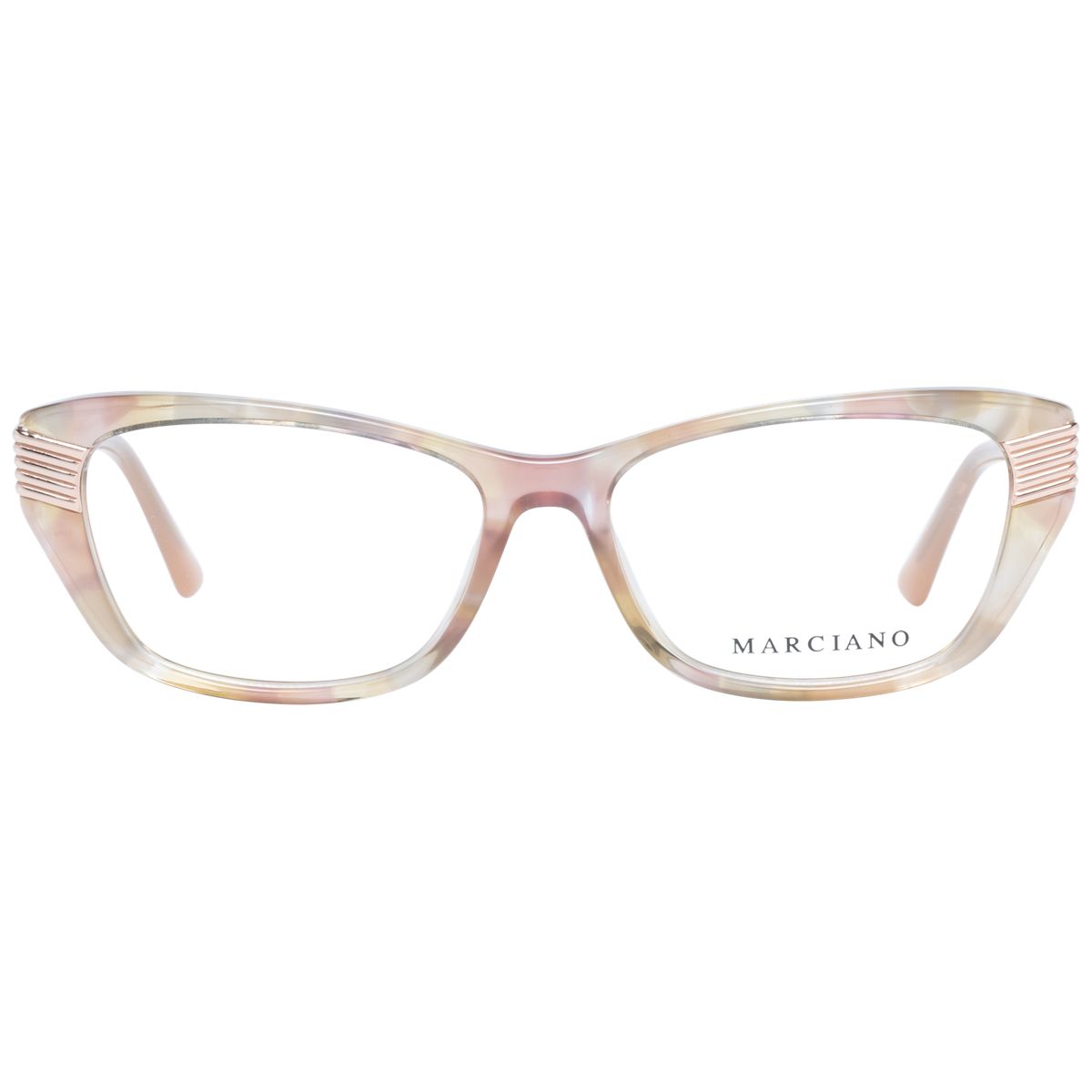 Elegante Cat-Eye-Brillenfassung mit Marmorierung