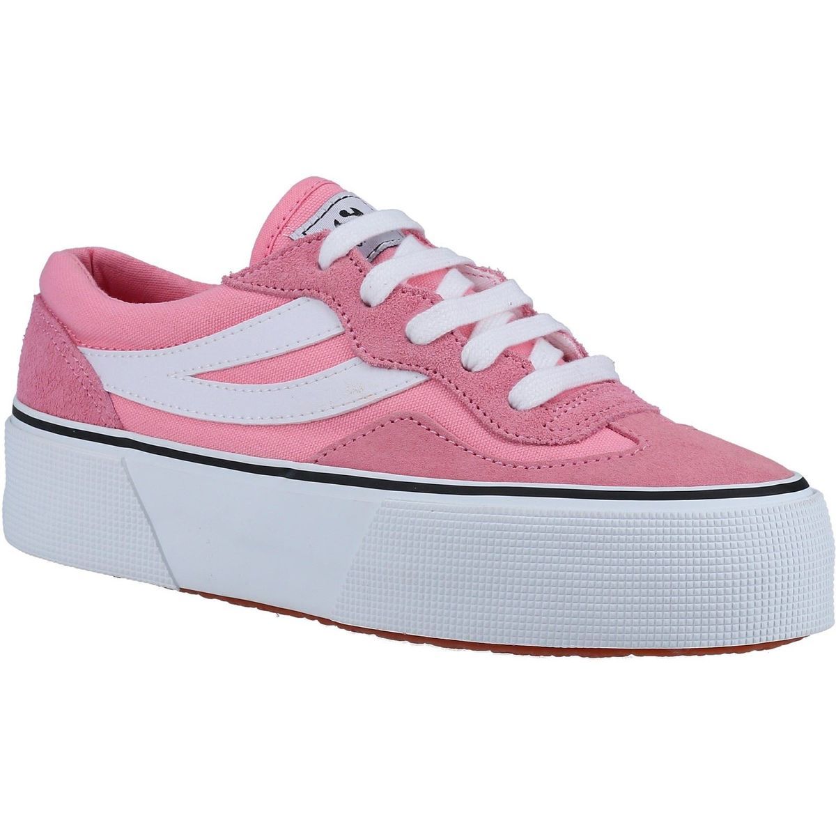 Plateau-Sneaker im Volley-Stil Colorblock